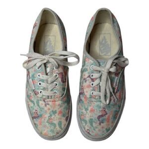 Vans Mermaid Ice Flow Glitter Low Top Skate Shoes. Size 7.
